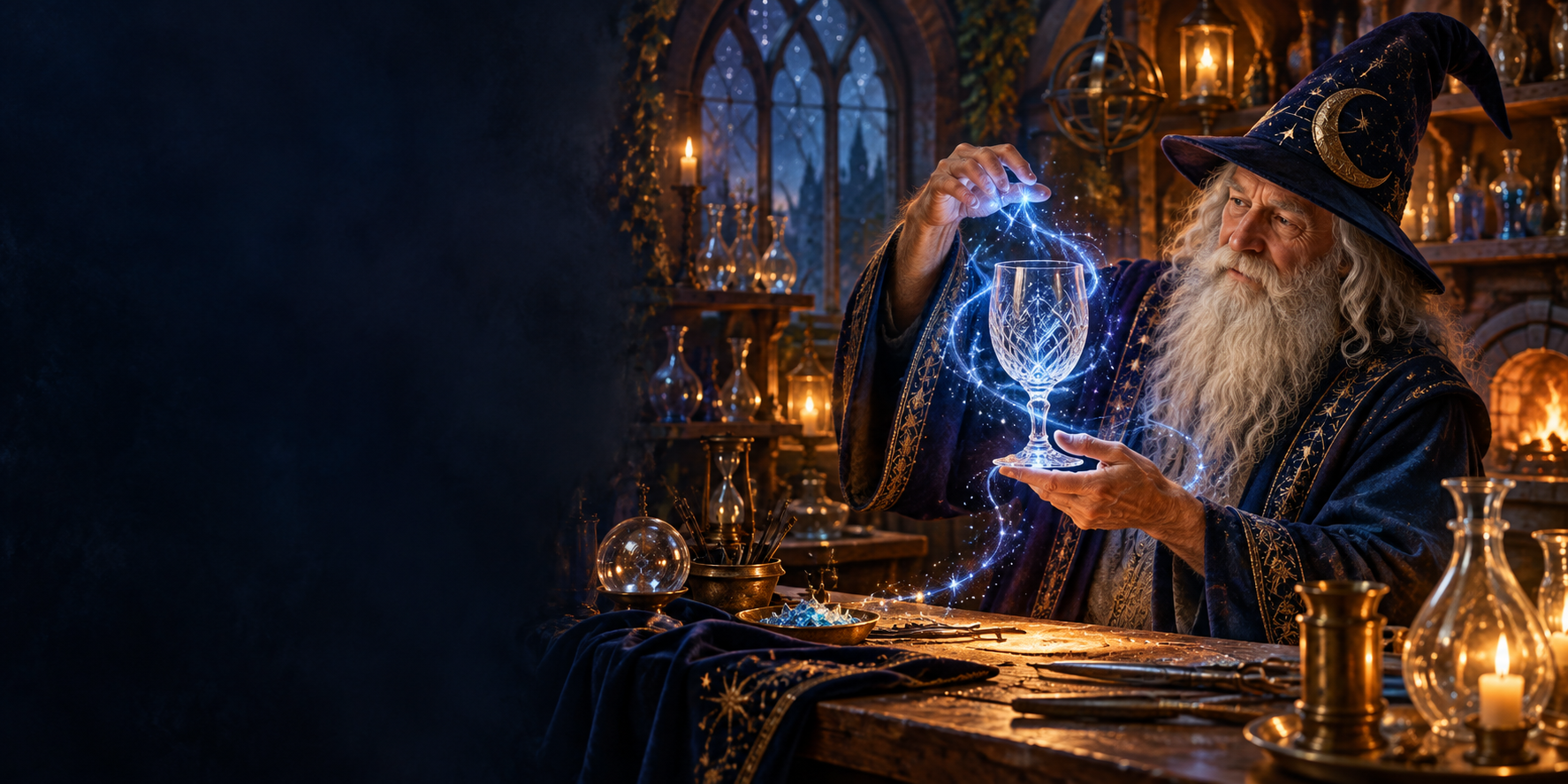 Merlin representing the Glassware portal