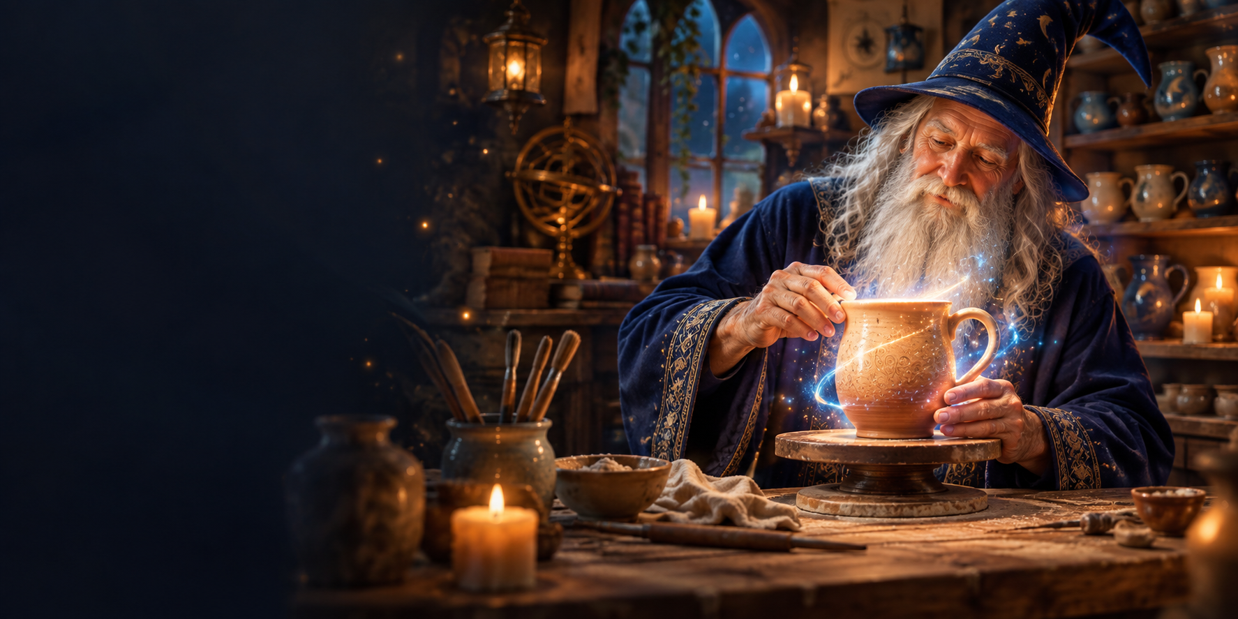 Merlin representing the Mugs portal
