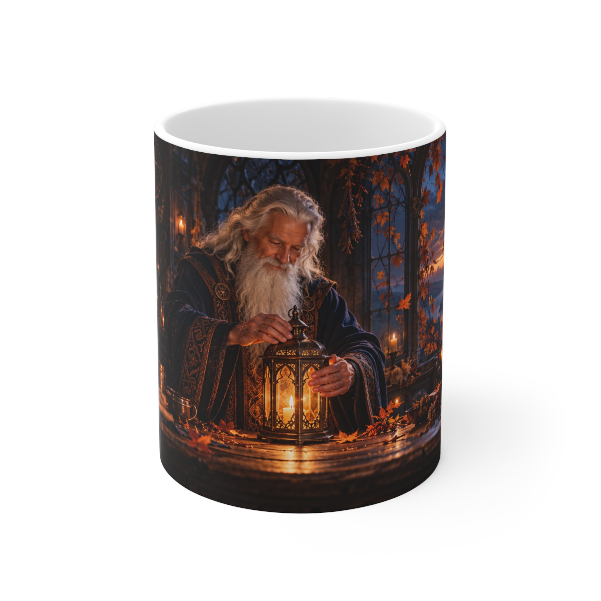 The Wizard's Lantern of Night Mug